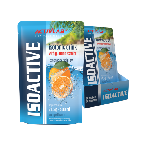 Isoactive ισοτονικό ρόφημα – πορτοκάλι