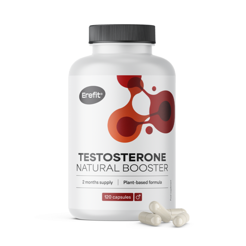 Testosterone – Natural Booster, 120 κάψουλες