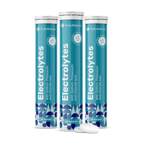 3x Ηλεκτρολύτες - αναβράζοντα δισκία, συνολικά 60 αναβράζοντα δισκία