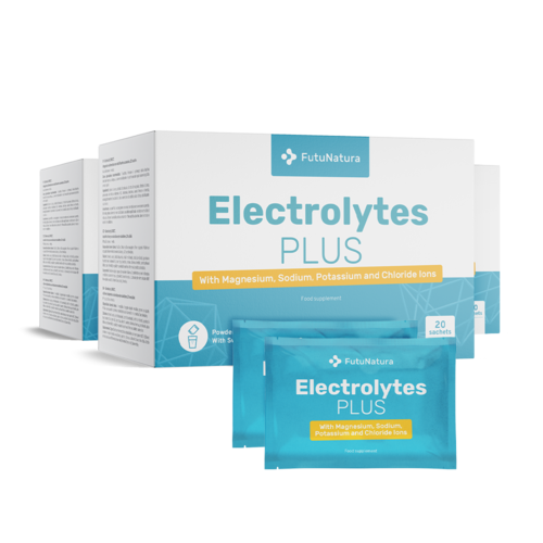 3x Ηλεκτρολύτες - σκόνη για την παρασκευή πόσιμου διαλύματος, συνολικά 60 φακελάκια