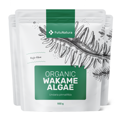 3x BIO Wakame φύκια, συνολικά 300 γρ