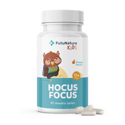 HOCUS FOCUS για παιδιά, 60 μασώμενα δισκία