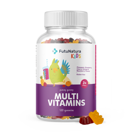 MULTI VITAMINS – Ζελεδάκια με πολυβιταμίνες για παιδιά, 120 ζελεδάκια