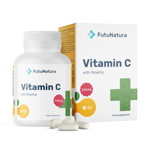Βιταμίνη C με κυνόροδο, 50 δισκία