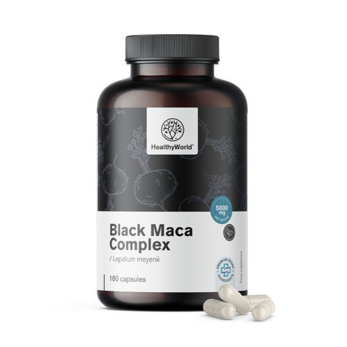 Σύμπλεγμα Μαύρου Μάκα 5000 mg, 180 κάψουλες