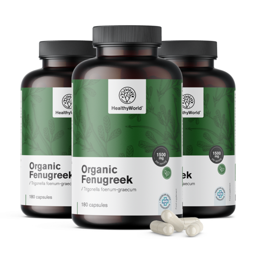 3x ΒΙΟ Τριγωνέλλα (τσιμένι), συνολικά 540 κάψουλες