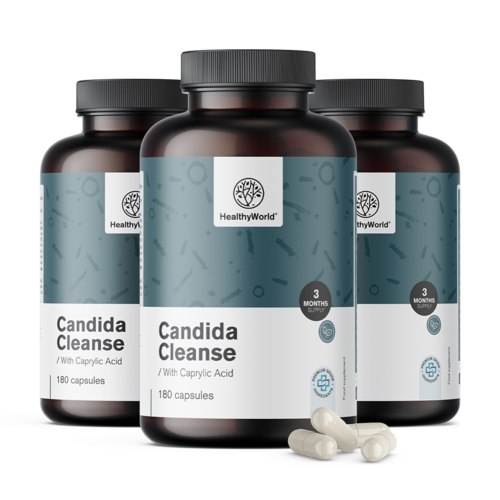 3x Candida Cleanse, συνολικά 540 κάψουλες