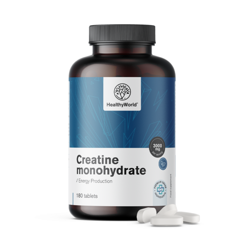 Mονοϋδρική κρεατίνη 3000 mg, 180 δισκία