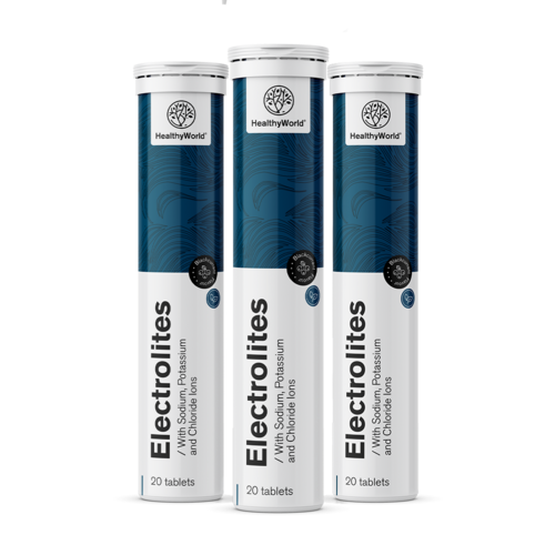 3x Ηλεκτρολύτες - αναβράζοντα δισκία, συνολικά 60 αναβράζοντα δισκία