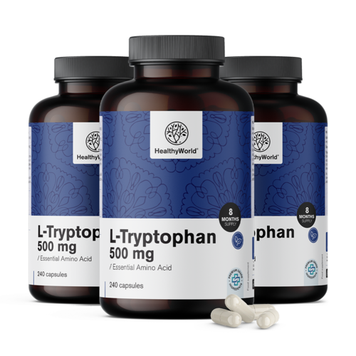 3x L-Τρυπτοφάνη 500 mg, συνολικά 720 κάψουλες