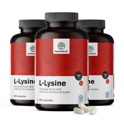 3x L-λυσίνη 1000 mg, συνολικά 1200 κάψουλες