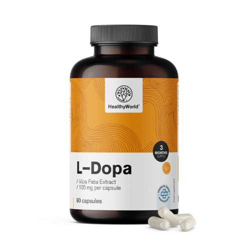L-dopa 105 mg - από εκχύλισμα κουκιών, 90 κάψουλες