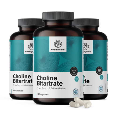 3x Διττανθρακική χολίνη 650 mg, συνολικά 540 κάψουλες