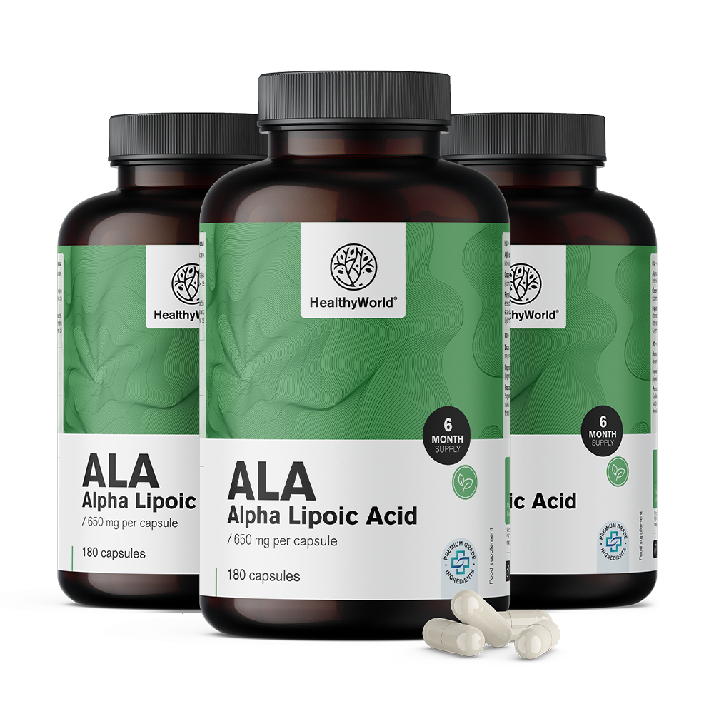 ALA - αλφα λιποϊκό οξύ 650 mg