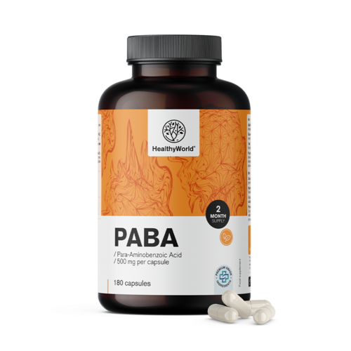 PABA 500 mg, 180 κάψουλες