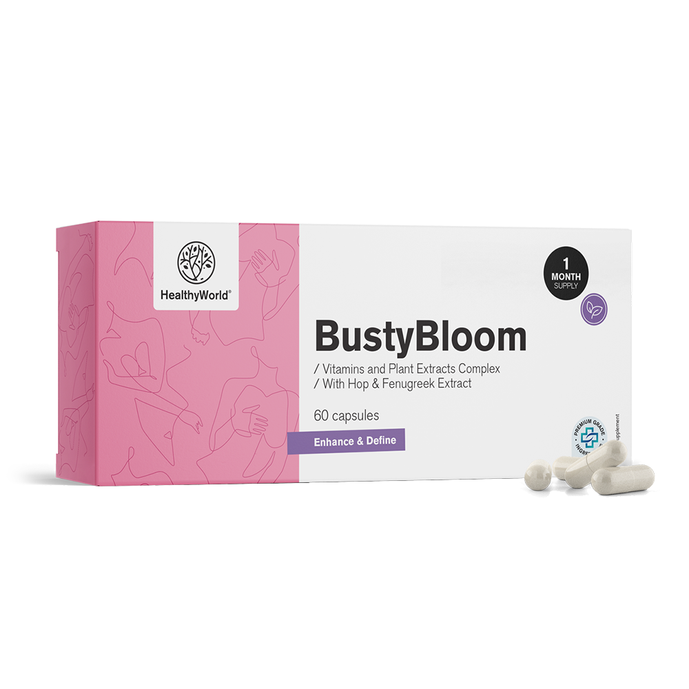 BustyBloom – σύμπλεγμα βιταμινών και φυτικών εκχυλισμάτων