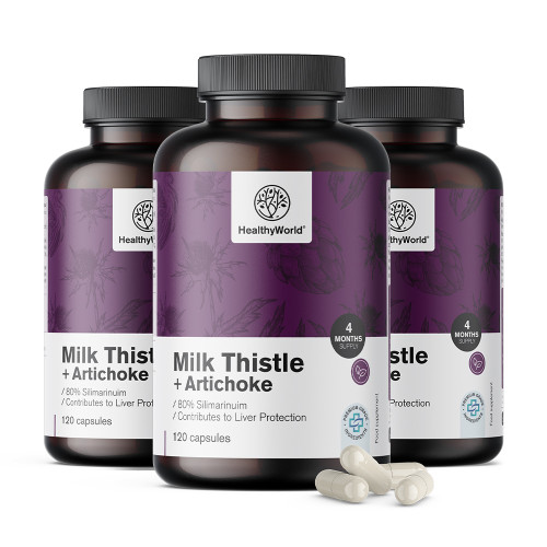 3x Γαϊδουράγκαθο + αγκινάρα, συνολικά 360 κάψουλες