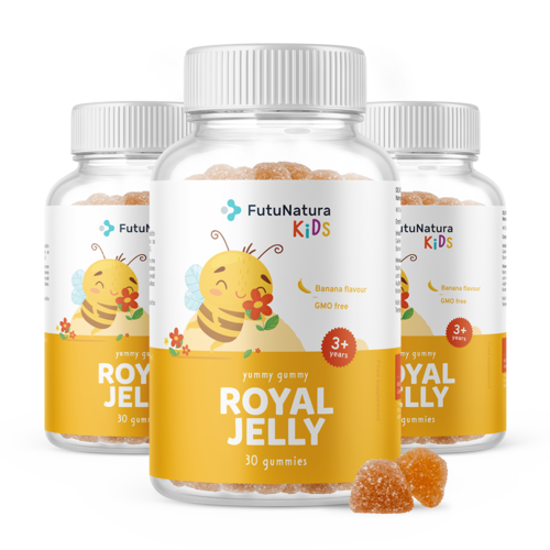 3x ROYAL JELLY - Ζελεδάκια για παιδιά με βασιλικό πολτό, συνολικά 90 ζελεδάκια