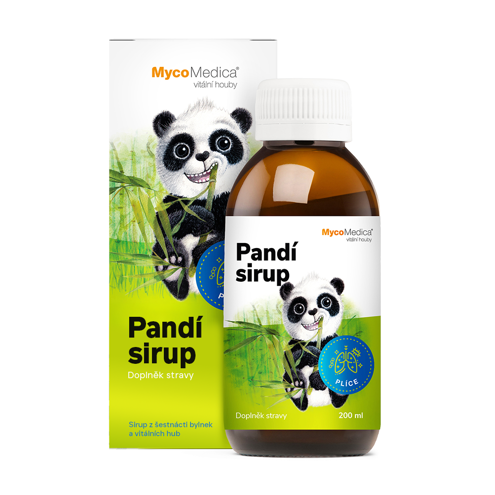 Υγρό διατροφικό συμπλήρωμα για παιδιά Panda - αναπνευστικό