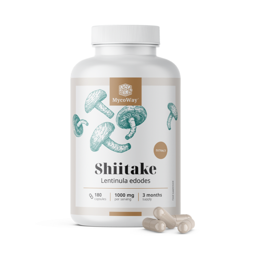 Shiitake 1000 mg - εκχύλισμα, 180 κάψουλες