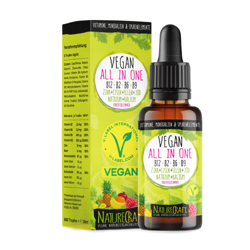 Vegan βιταμίνες και μέταλλα σε σταγόνες