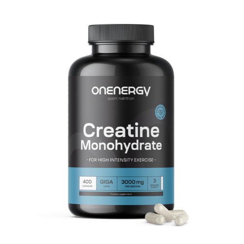 Μονοϋδρική κρεατίνη 3000 mg GIGA CAPS, 400 κάψουλες