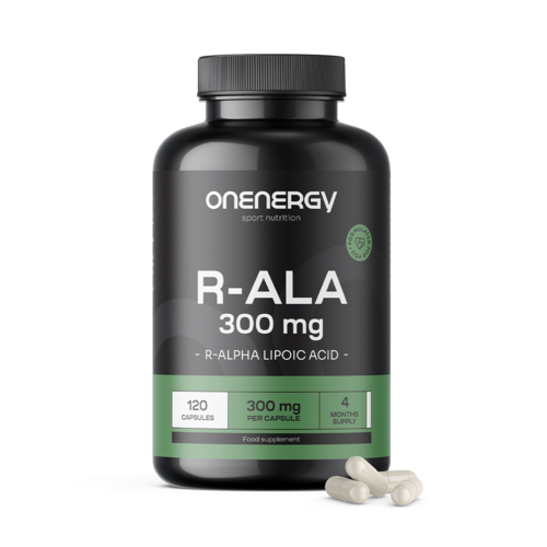 R-ALA – R-αλφα λιποϊκό οξύ 300 mg, 120 κάψουλες