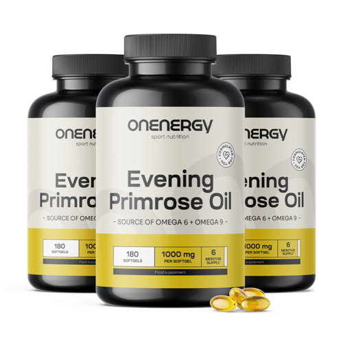 3x Έλαιο νυχτολούλουδο 1000 mg, συνολικά 540 μαλακές κάψουλες