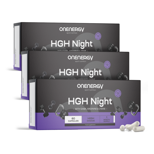 3x HGH Night – Natural HGH Booster, συνολικά 180 κάψουλες