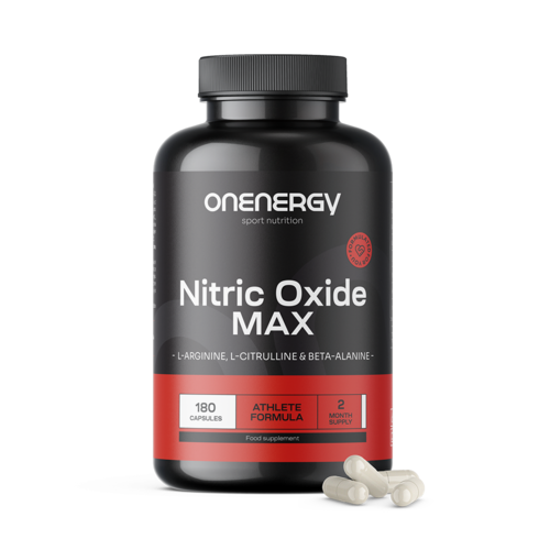 Nitric Oxide Max – σύμπλεγμα με αργινίνη, κιτρουλίνη και βήτα-αλανίνη, 180 κάψουλες
