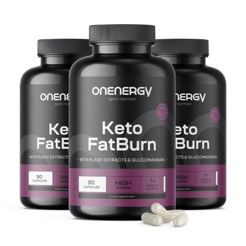 3x Keto FatBurn, συνολικά 270 κάψουλες