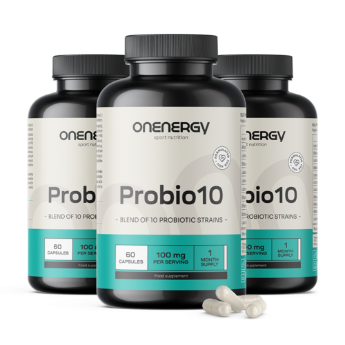 3x Probio10 – σύμπλεγμα μικροβιακών καλλιεργειών, συνολικά 180 κάψουλες