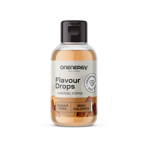 Σταγόνες Flavour Drops με γλυκαντικό – toffee καραμέλα, 50 ml