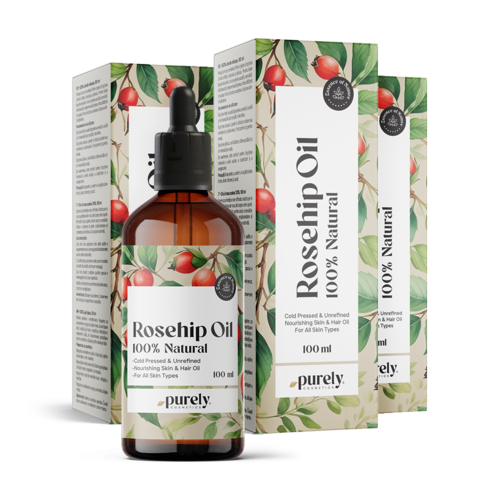 3x 100% Λάδι κυνόροδου, συνολικά 300 ml