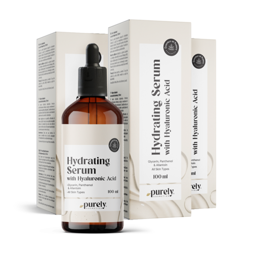 3x Ενυδατικός ορός με υαλουρονικό οξύ, συνολικά 300 ml