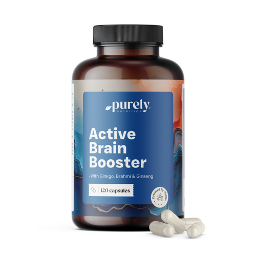 Active Brain Booster - υποστήριξη των γνωσιακών λειτουργιών, 120 κάψουλες