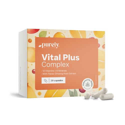 Vital Plus Complex - πολυβιταμίνες και μέταλλα με τζίνσενγκ, 30 κάψουλες