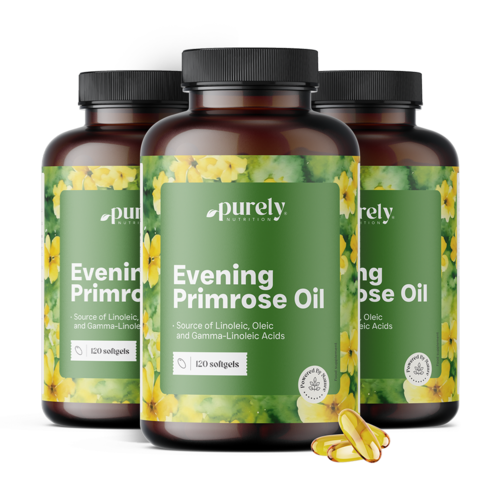 3x Έλαιο νυχτολούλουδου 1000 mg, συνολικά 360 μαλακές κάψουλες