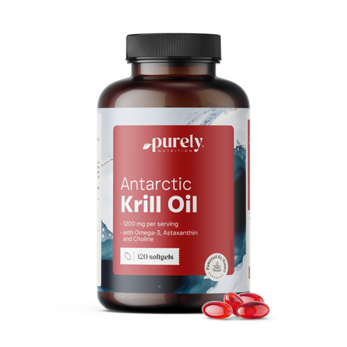 Έλαιο Krill 1200 mg, 120 μαλακές κάψουλες