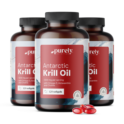 3x Έλαιο Krill 1200 mg, συνολικά 360 μαλακές κάψουλες