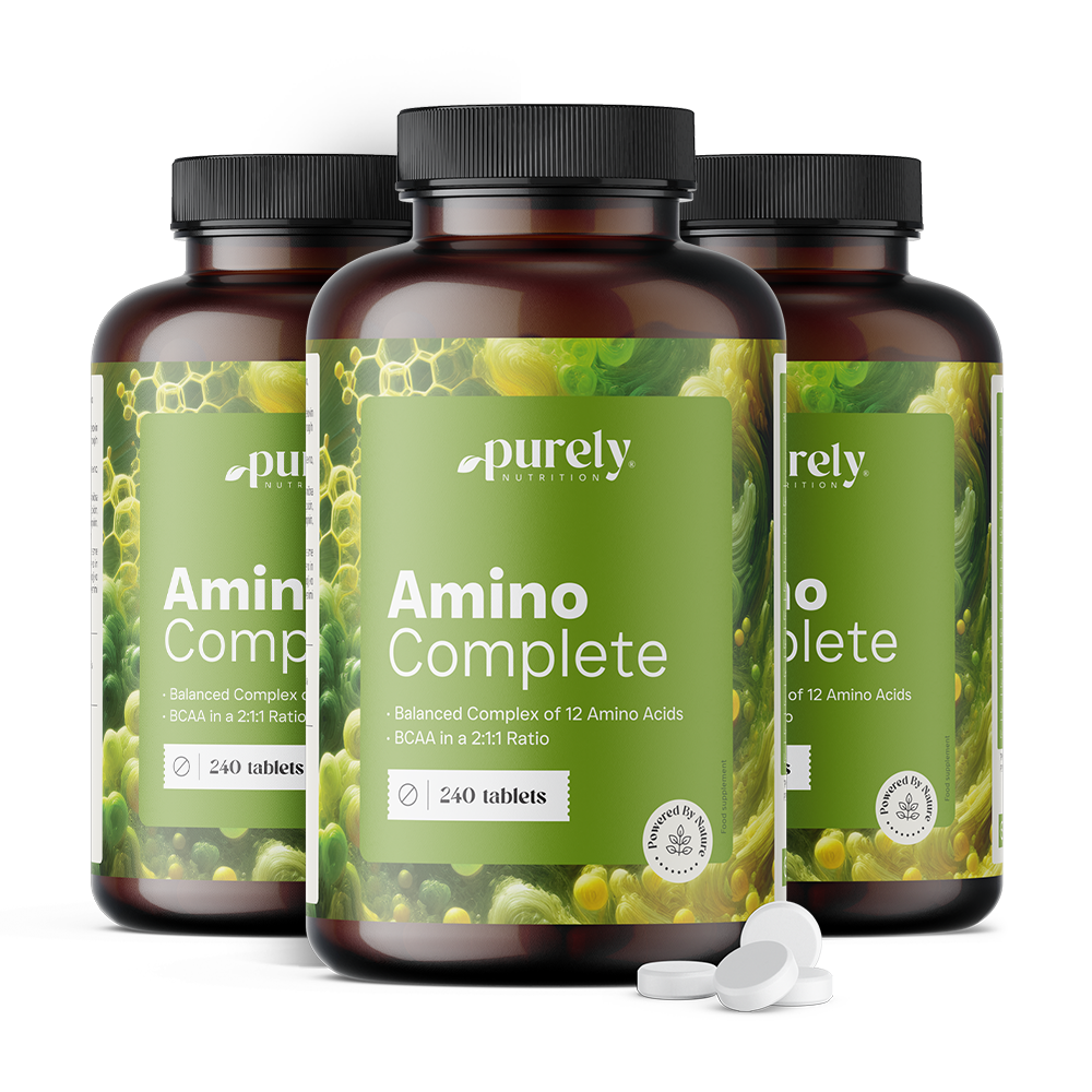 3x Amino Complete – ισορροπημένο σύμπλεγμα 12 αμινοξέων Ολοκληρωμένο Αμινοξέος - ισορροπημένος σύμπλεγμα 12 αμινοξέων