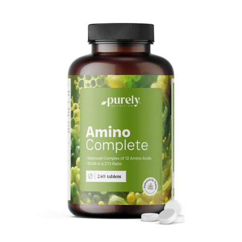 Amino Complete – ισορροπημένο σύμπλεγμα 12 αμινοξέων, 240 δισκία