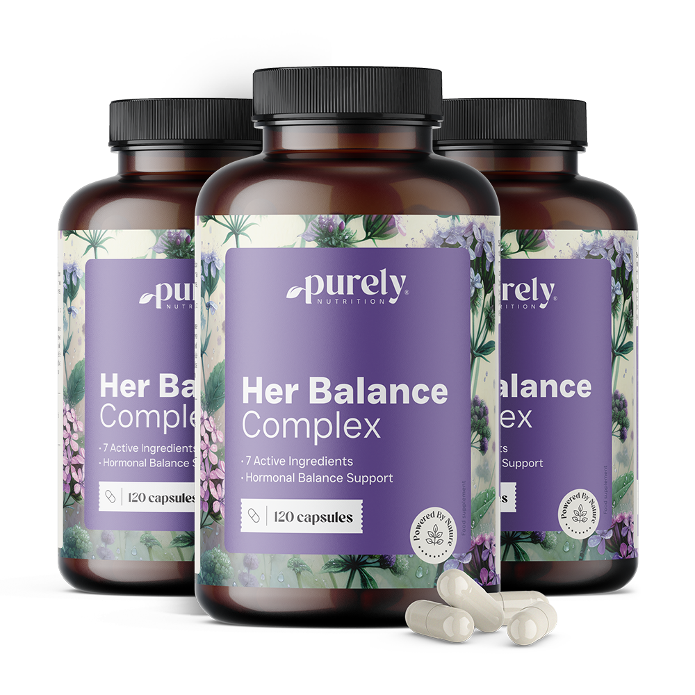 Her Balance – kompleks z divjim jamom, rdečo deteljo, baldrijanom in vitamini