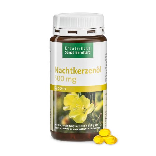 Έλαιο νυχτολούλουδου 500 mg, 200 κάψουλες