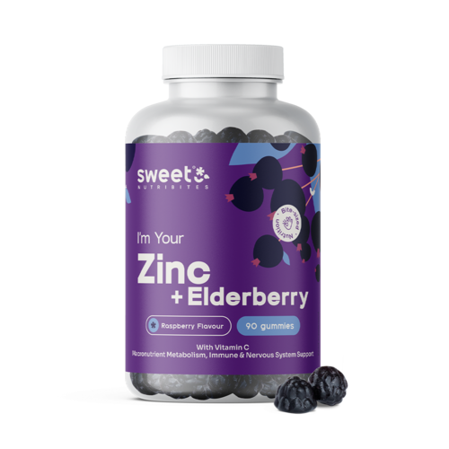 Ψευδάργυρος με μούρο κουφοξυλιάς, 90 ζελεδάκια