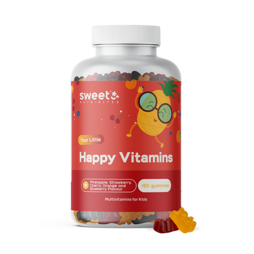 Happy Vitamins – ζελεδάκια για παιδιά με πολυβιταμίνες, 150 ζελεδάκια