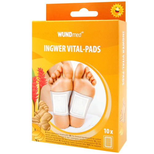 Επιθέματα αποτοξίνωσης ποδιών – με τζίντζερ, 10 επιθέματα