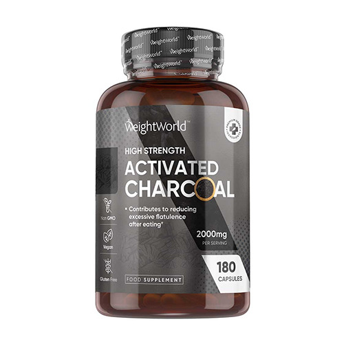 Ενεργός άνθρακας 2000 mg, 180 κάψουλες