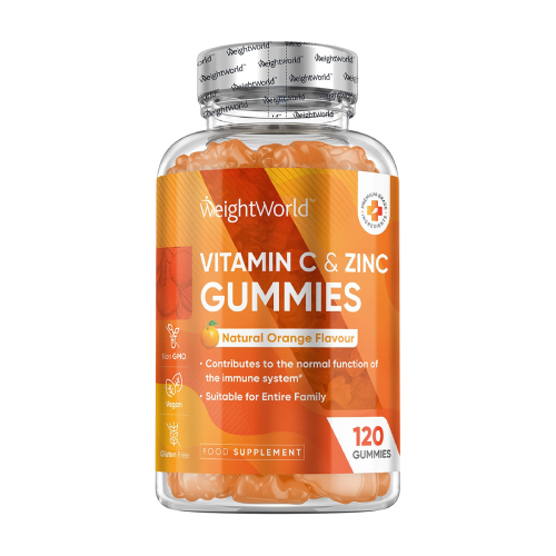 Βιταμίνη C και ψευδάργυρος, 120 ζελεδάκια